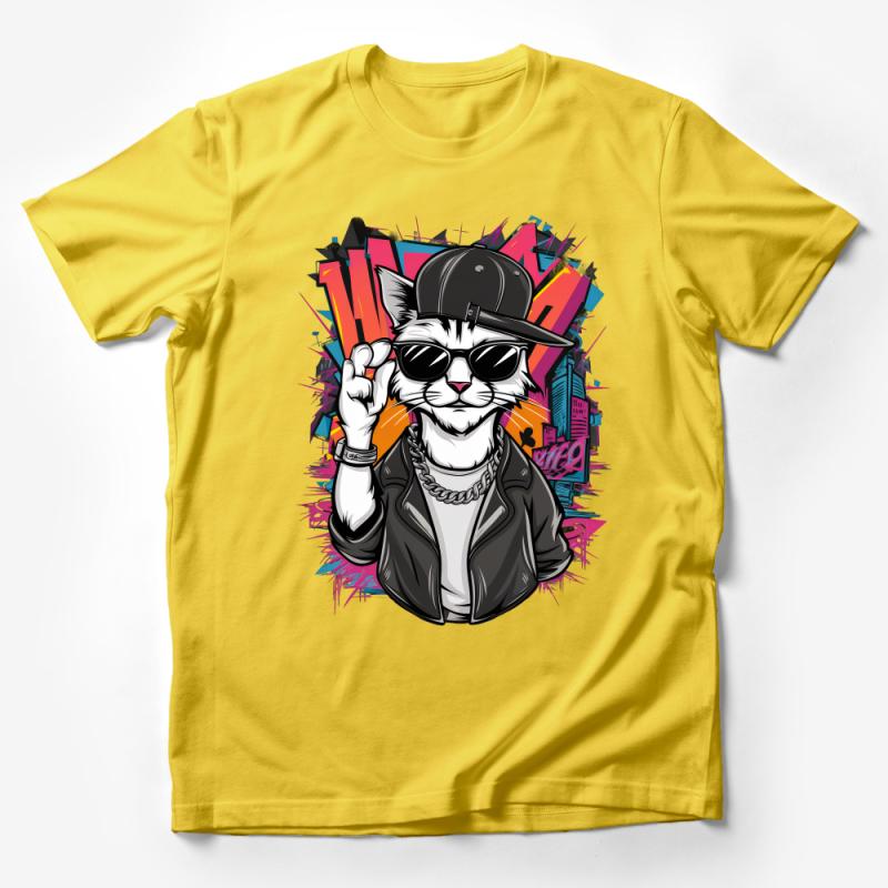 Cool Cat T-Shirt, Hip Hop Style Feline, Urban Streetwear, Graphic Tee for Cat Lovers, Unisex Fashion Top, Trendy Animal Shirt Design Male T-Shirt Cool Cat T-Shirt, Hip Hop Style Feline, Urban Streetwear, Graphic Tee for Cat Lovers, Unisex Fashion Top, Trendy Animal Shirt Design Male T-Shirt