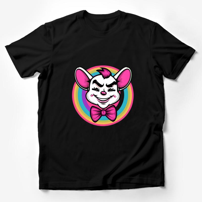 Colorful Mouse Cartoon Character T-Shirt, Cute Animal Tee, Kids and Adult Sizes, Fun Gift Idea, Unique Graphic Shirt Male T-Shirt
