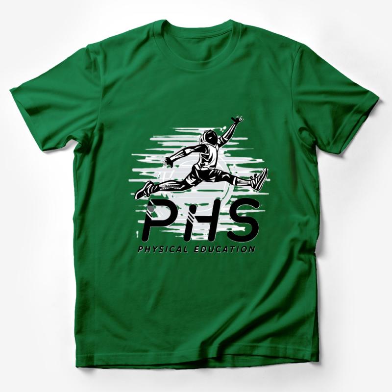Athletic Physical Education T-Shirt, PHS Retro Style Sports Tee, Unisex Fitness Training Shirt, School Gym Apparel Male T-Shirt Athletic Physical Education T-Shirt, PHS Retro Style Sports Tee, Unisex Fitness Training Shirt, School Gym Apparel Male T-Shirt